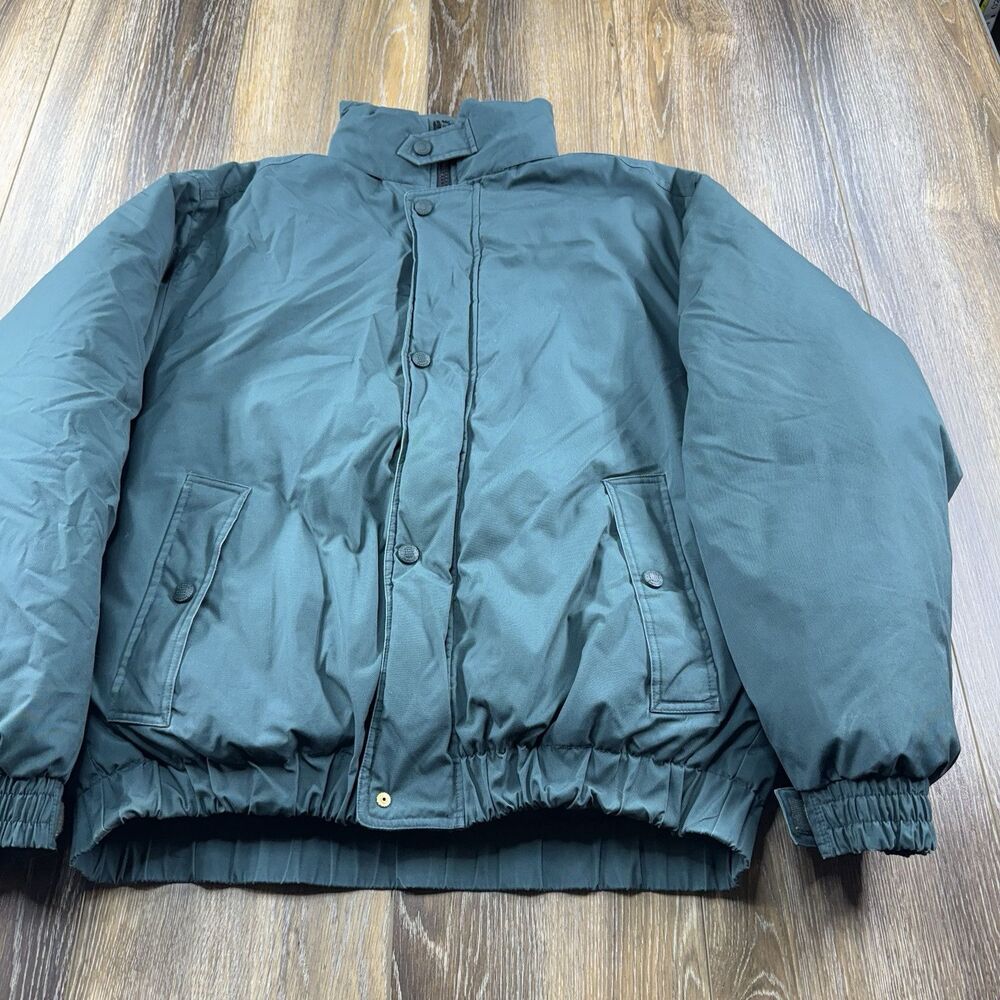 Vintage Cabelas Premier Northern Goose Down Parka Jacket Mens XL Tall Green